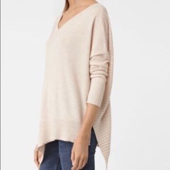 NWT All Saints Keld V-neck sweater-BB7 - Picture 5 of 8